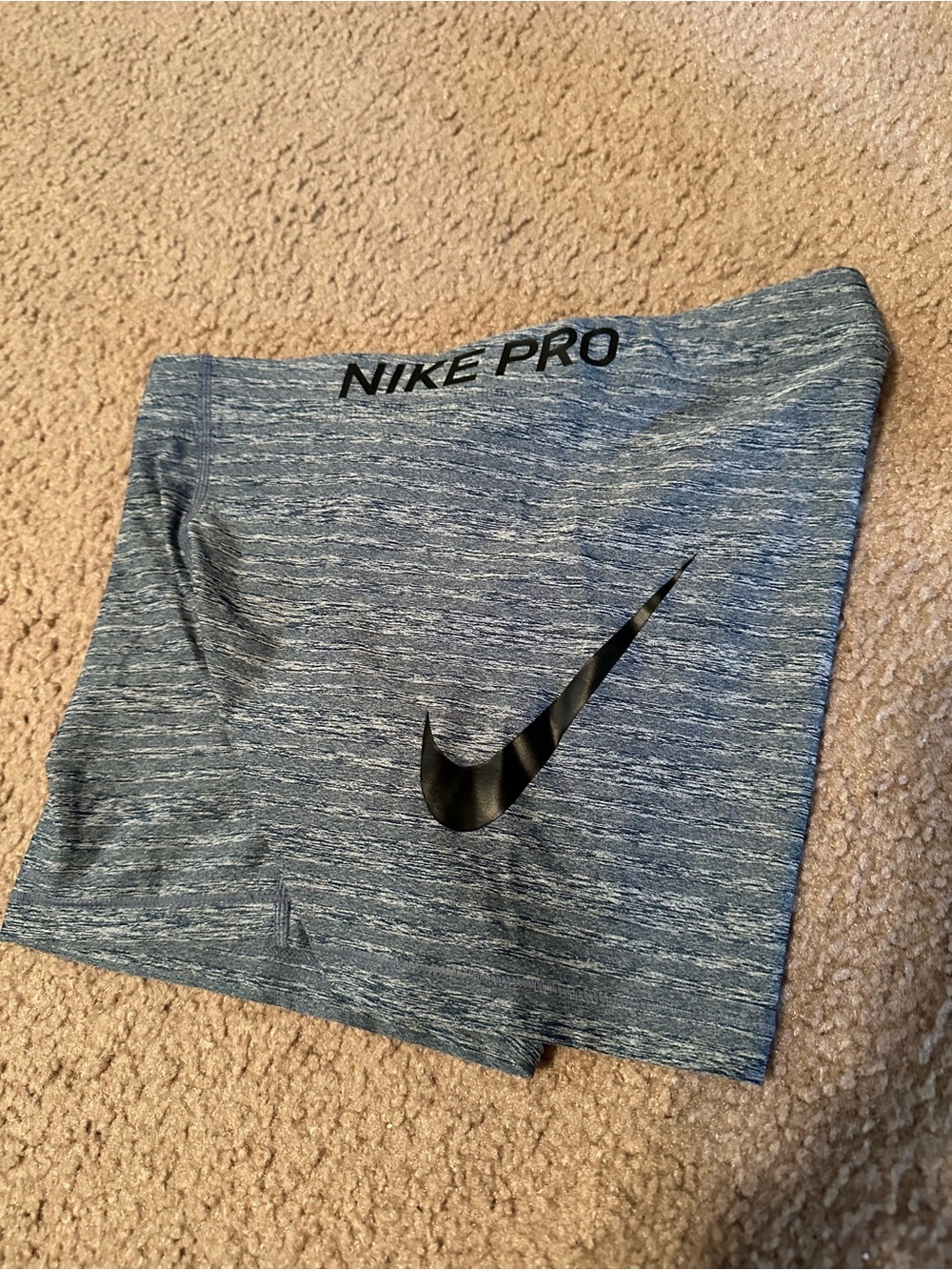 Nike Pro Heather Blue Shorts/Spandex